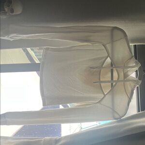 HALARA White Crop Top